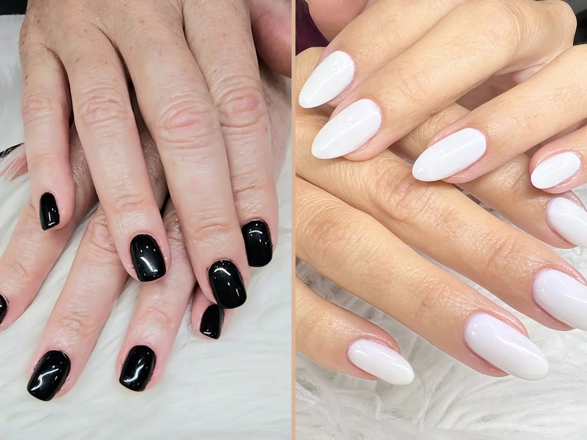 Beauty salon space with nail services and spa touches.